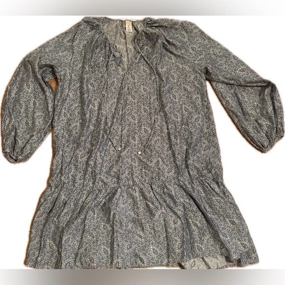 H&M blueish/gray baby doll dress - Picture 8 of 8